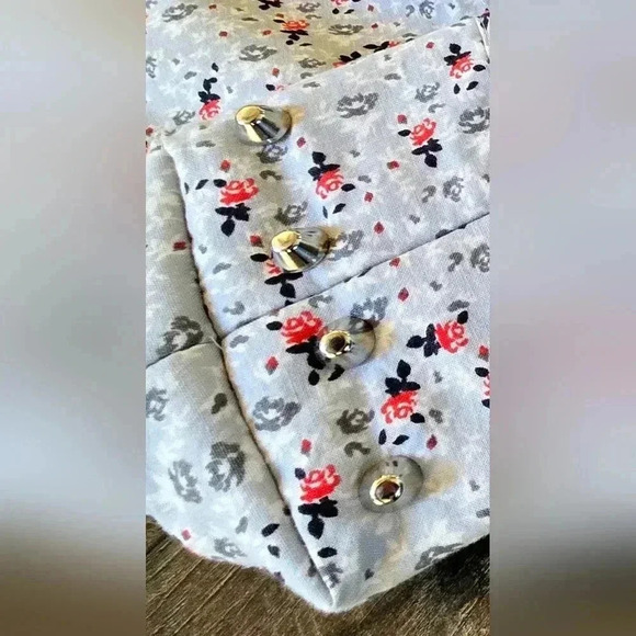 Brand New Beautiful Floral Roses Hand Crafted Tote Bag Purse Satchel - Picture 4 of 8